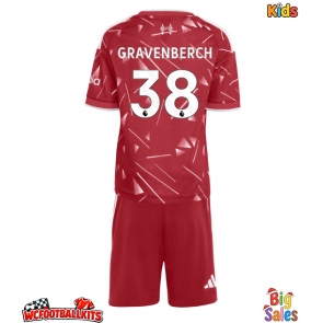 Liverpool Ryan Gravenberch #38 Replica Home Stadium Kit for Kids 2026-27 Short Sleeve (+ pants)